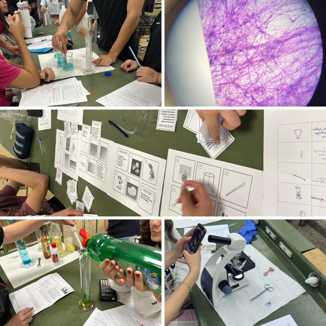 La ciencia se vive en nuestros laboratorios: aprendizaje práctico en Física, Química y Biología La ciencia se vive en nuestros laboratorios: aprendizaje práctico en Física, Química y Biología